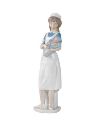 Amazon.co.jp: Nao by Lladro コレクター向け磁器置物:女性の鼻 - 高さ